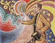 Paul Signac, portrait of felix feneon opus